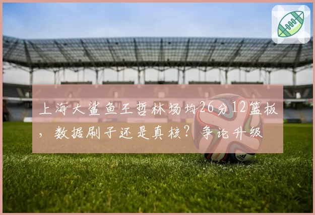 上海大鲨鱼王哲林场均26分12篮板，数据刷子还是真核？争论升级