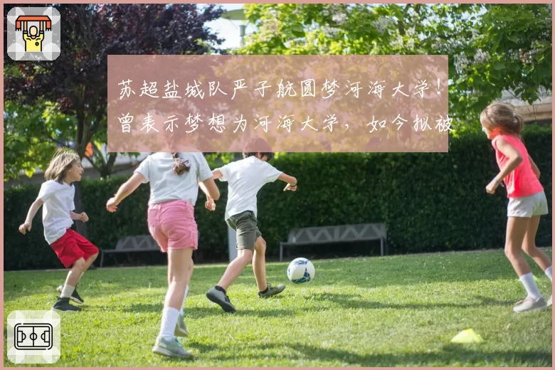 苏超盐城队严子航圆梦河海大学！曾表示梦想为河海大学，如今拟被录取